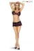 Schwarzes Charmed Set Pr6068 von Provocative