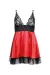 Schwarz/Rotes Chemise Aa052280 von Anais Apparel