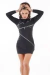 Schwarzes Minikleid Ms-D0205 von Meseduce kaufen - Fesselliebe