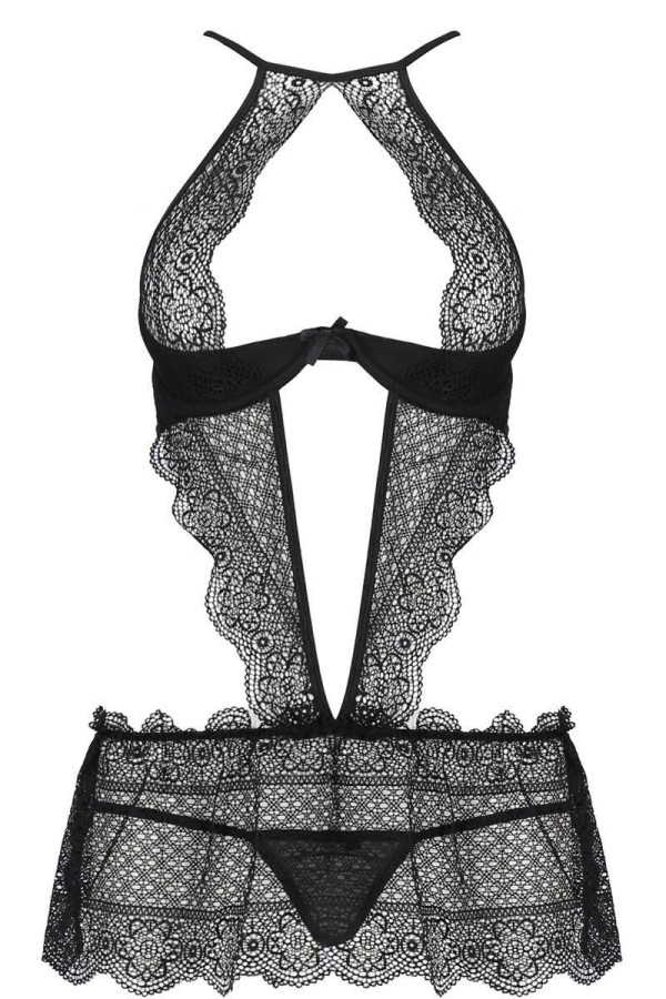Schwarzes Chemise Pa595276 von Passion Devil Collection kaufen | Fesselliebe