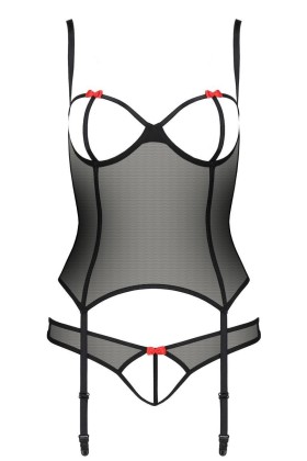 Schwarzes Corset Pa595294 von Passion Devil Collection kaufen | Fesselliebe