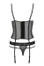 Schwarzes Corset Pa595627 von Passion Devil Collection