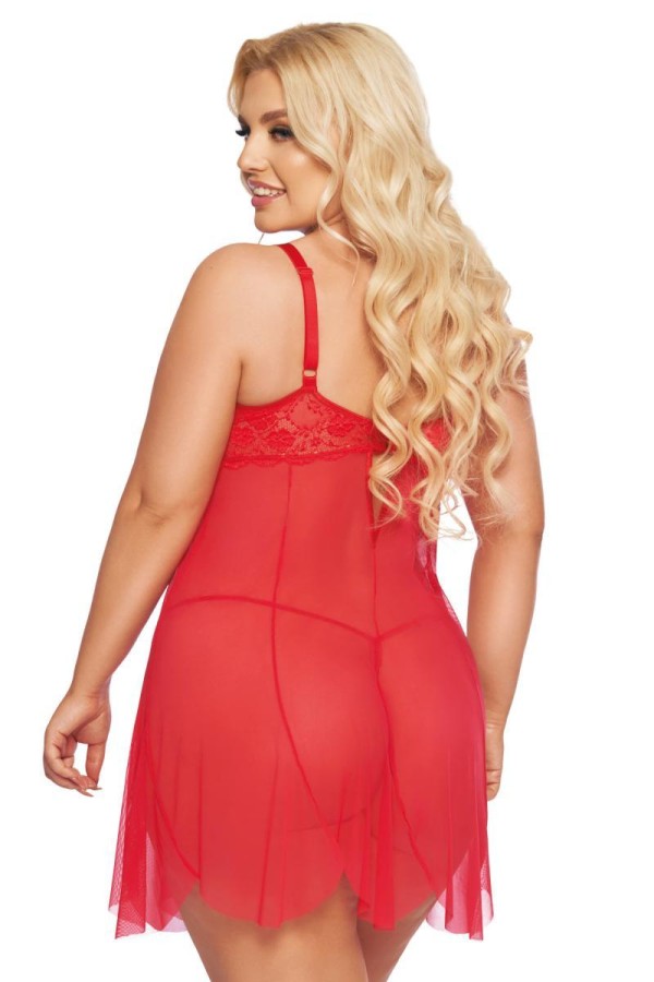 Rotes Chemise 1895 von Softline Pluse Size Collection kaufen | Fesselliebe