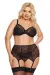 Schwarzes 3-Teiliges Set 1893 von Softline Pluse Size Collection