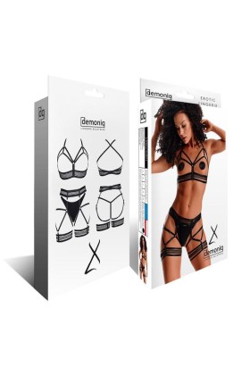 Schwarzes Set Lxmarita001 von Demoniq Ladyx kaufen | Fesselliebe