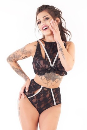 Schwarzes Set Ms-S0188-S1 von Meseduce kaufen | Fesselliebe
