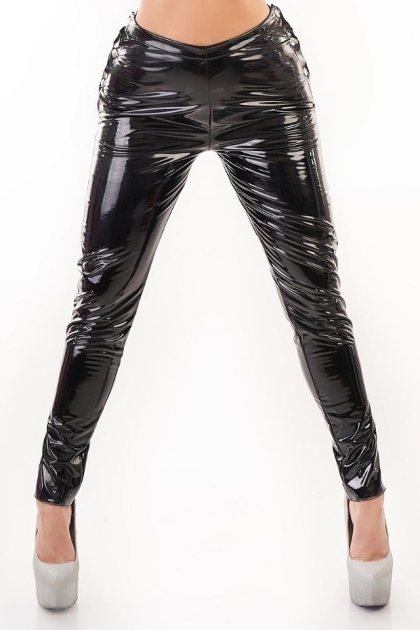 Schwarze Lack Hose Ms-Tr207 von Meseduce kaufen | Fesselliebe