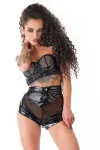 Schwarzes Set Ms-S0191 von Meseduce kaufen - Fesselliebe