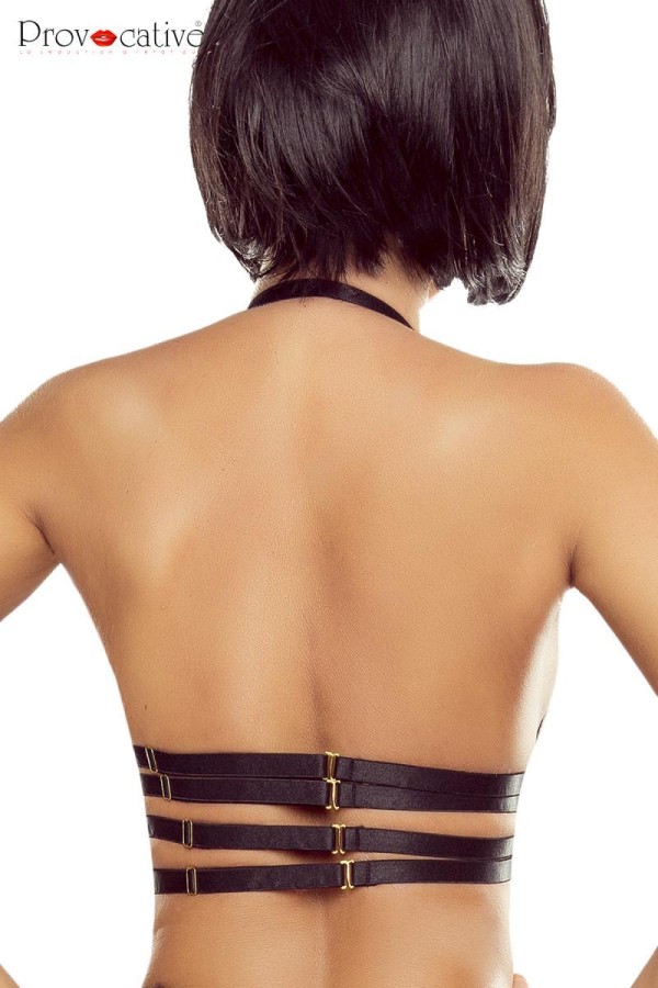 Schwarzer Harness Bra Pr1632 von Provocative kaufen | Fesselliebe