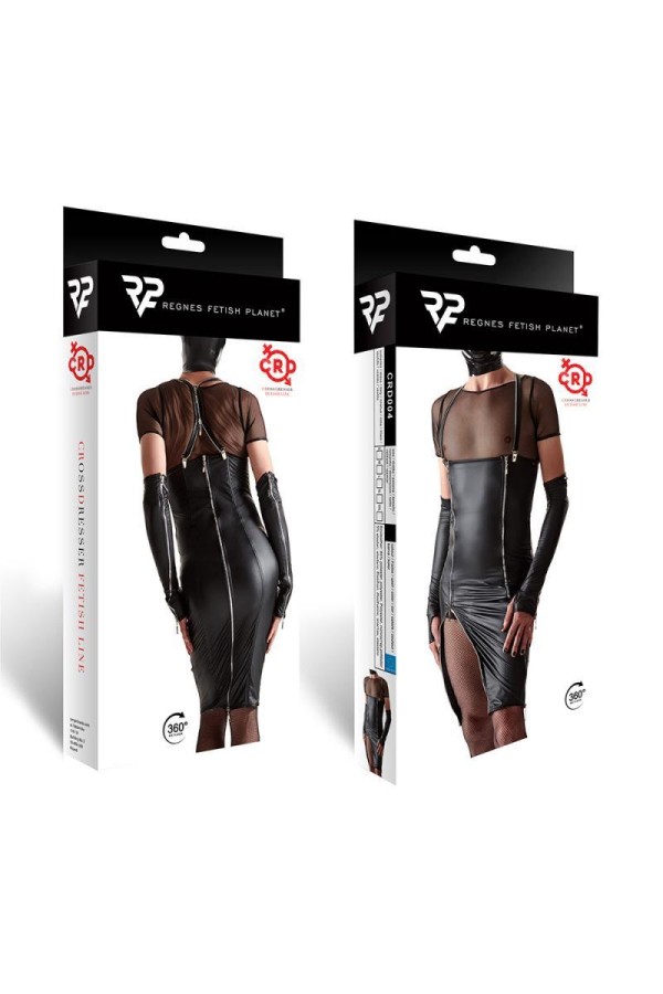 Kleid Crd004 Schwarz von Regnes Fetish Planet Crossdresser Fetish Line kaufen | Fesselliebe