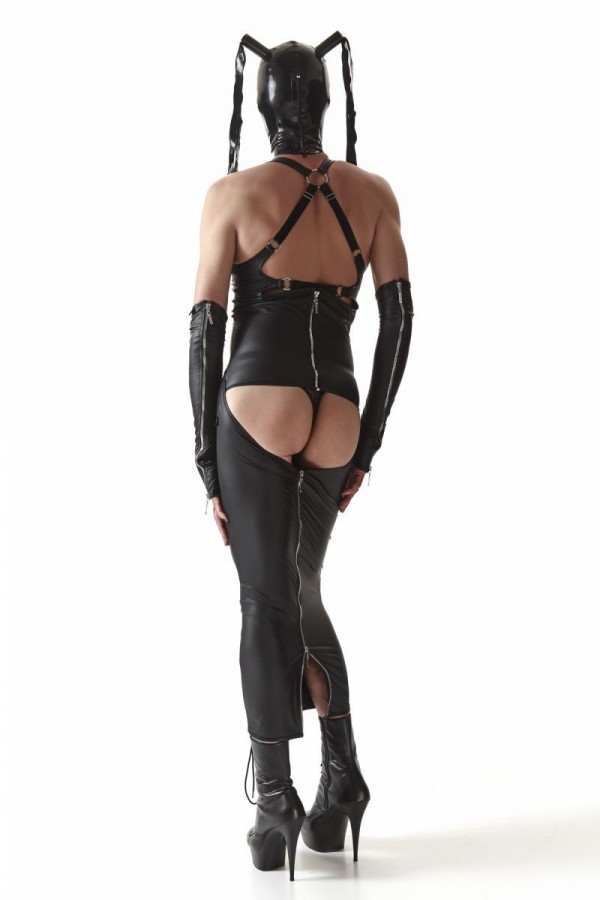 Langes Kleid Crd005 Schwarz von Regnes Fetish Planet Crossdresser Fetish Line kaufen | Fesselliebe