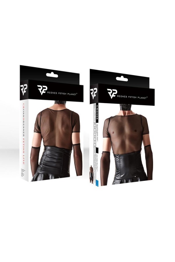 T-Shirt Crd008 Schwarz von Regnes Fetish Planet Crossdresser Fetish Line kaufen | Fesselliebe