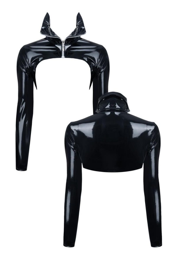 Pvc Jacke Crd009 Schwarz von Regnes Fetish Planet Crossdresser Fetish Line kaufen | Fesselliebe