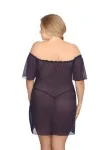 Schwarz/Dunkelblaues Chemise Aa051957 von Anais Apparel Plus Size kaufen - Fesselliebe