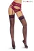 Roter Reine De Seduction Strumpfhaltergürtel Set Pr1644 von Provocative