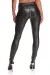 Schwarze Leggings Brmaddalena001 von Demoniq Black Rose 2.0 Collection