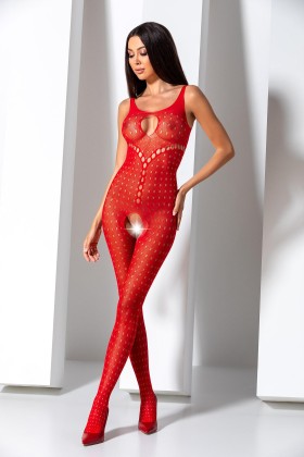 Roter Ouvert Bodystocking Bs078 von Passion kaufen | Fesselliebe