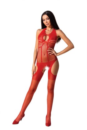 Roter Ouvert Bodystocking Bs079 von Passion kaufen | Fesselliebe