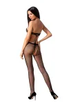 Schwarzer Ouvert Bodystocking Bs080 von Passion kaufen - Fesselliebe