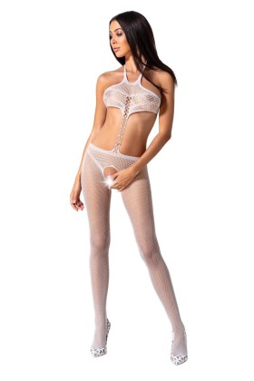 Weißer Ouvert Bodystocking Bs080 von Passion kaufen | Fesselliebe