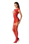 Roter Ouvert Bodystocking Bs082 von Passion