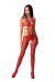 Roter Ouvert Bodystocking Bs084 von Passion