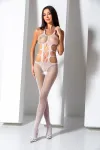 Weißer Ouvert Bodystocking Bs084 von Passion kaufen - Fesselliebe