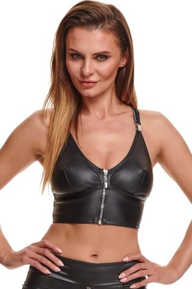 Schwarzes Damen-Top Brzita001 von Demoniq Black Rose 2.0 Collection kaufen | Fesselliebe