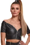 Schwarzes Damen-Top Brmarina001 von Demoniq Black Rose 2.0 Collection kaufen - Fesselliebe