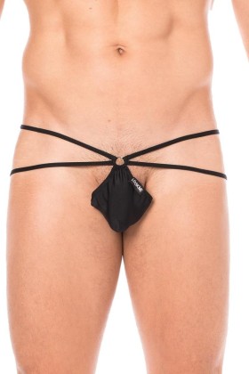 Schwarzer Mini String 2099-02 von Look Me kaufen | Fesselliebe