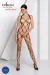 Schwarzer Ouvert Bodystocking Bs091 von Passion