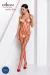 Roter Ouvert Bodystocking Bs091 von Passion