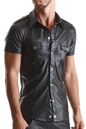Herren Hemd Rmluca001 Schwarz von Regnes Fetish Planet kaufen | Fesselliebe