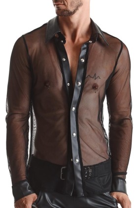 Herren Hemd Rmcesare001 Schwarz von Regnes Fetish Planet kaufen | Fesselliebe