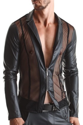Herren Jacke Rmdaniele001 Schwarz von Regnes Fetish Planet kaufen | Fesselliebe