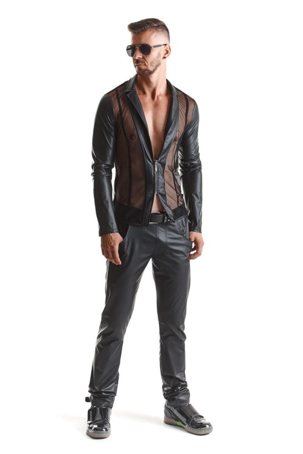 Herren Jacke Rmdaniele001 Schwarz von Regnes Fetish Planet kaufen | Fesselliebe