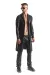 Herren Mantel Rmsergio001 Schwarz von Regnes Fetish Planet