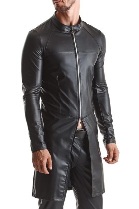 Herren Mantel Rmmario001 Schwarz von Regnes Fetish Planet kaufen | Fesselliebe
