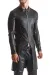 Herren Mantel Rmmario001 Schwarz von Regnes Fetish Planet