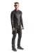 Herren Mantel Rmmario001 Schwarz von Regnes Fetish Planet