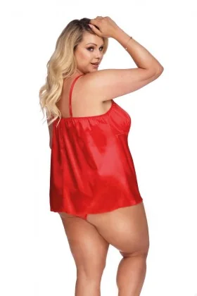 Rotes Set Aa052943 von Anais Apparel Plus Size