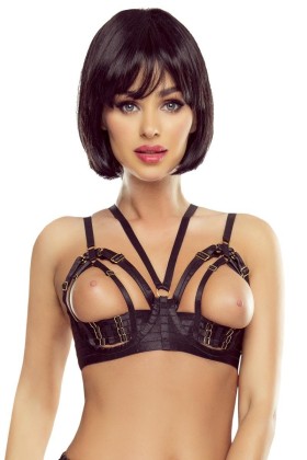 Schwarzer Harness Bh Pr1634 von Provocative kaufen | Fesselliebe
