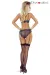 Dunkelblaues Hot Dentelle Set von Provocative