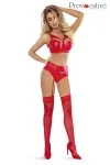 Rotes Hot Dentelle Set von Provocative kaufen - Fesselliebe