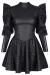 Schwarzes Minikleid Brchiara001 von Demoniq Black Rose 2.0 Collection