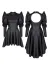 Schwarzes Minikleid Brcata001 von Demoniq Black Rose 2.0 Collection