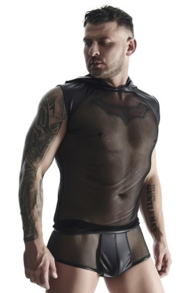 Herren Kapuzenshirt Tsh018 Schwarz von Regnes Fetish Planet kaufen | Fesselliebe