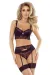 Schwarzes Beaute Complice Set von Provocative