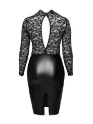 Midi Kleid mit Weicher Spitze F269 von Noir Handmade Curve Collection kaufen - Fesselliebe