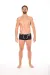 Schwarzer Herren Boxer Short 2003-68 von Look Me